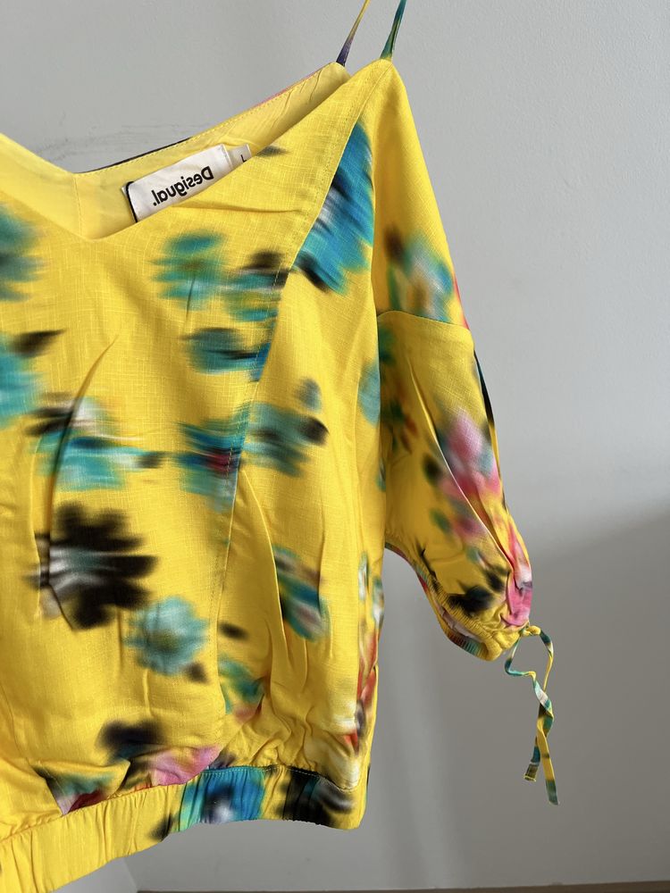 BLUZKA crop top Desiqual nowa z metką rozmiar L