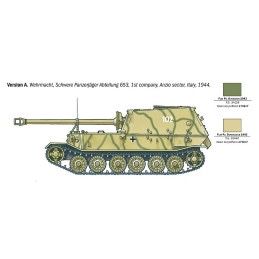 ITaleri 0211 model 1:35 czołg SD.KFZ.184 PANZERJAGER TIGER (P)