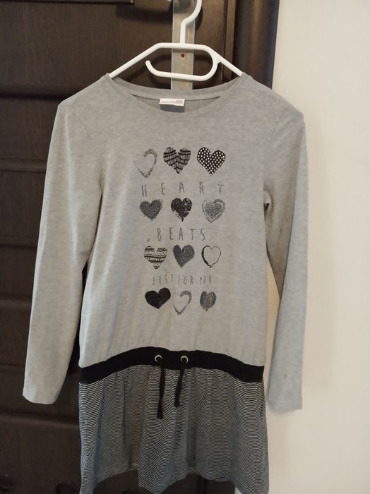 Walentynki serce serca - Sukienka dziewczęca coccodrillo 152