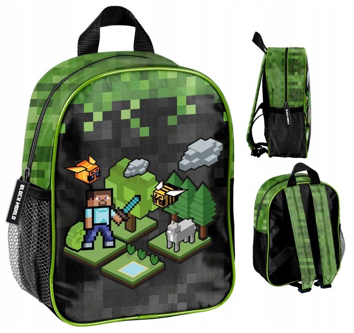 Plecak Do Przedszkola Dla Chłopca Pixel Wycieczkowy