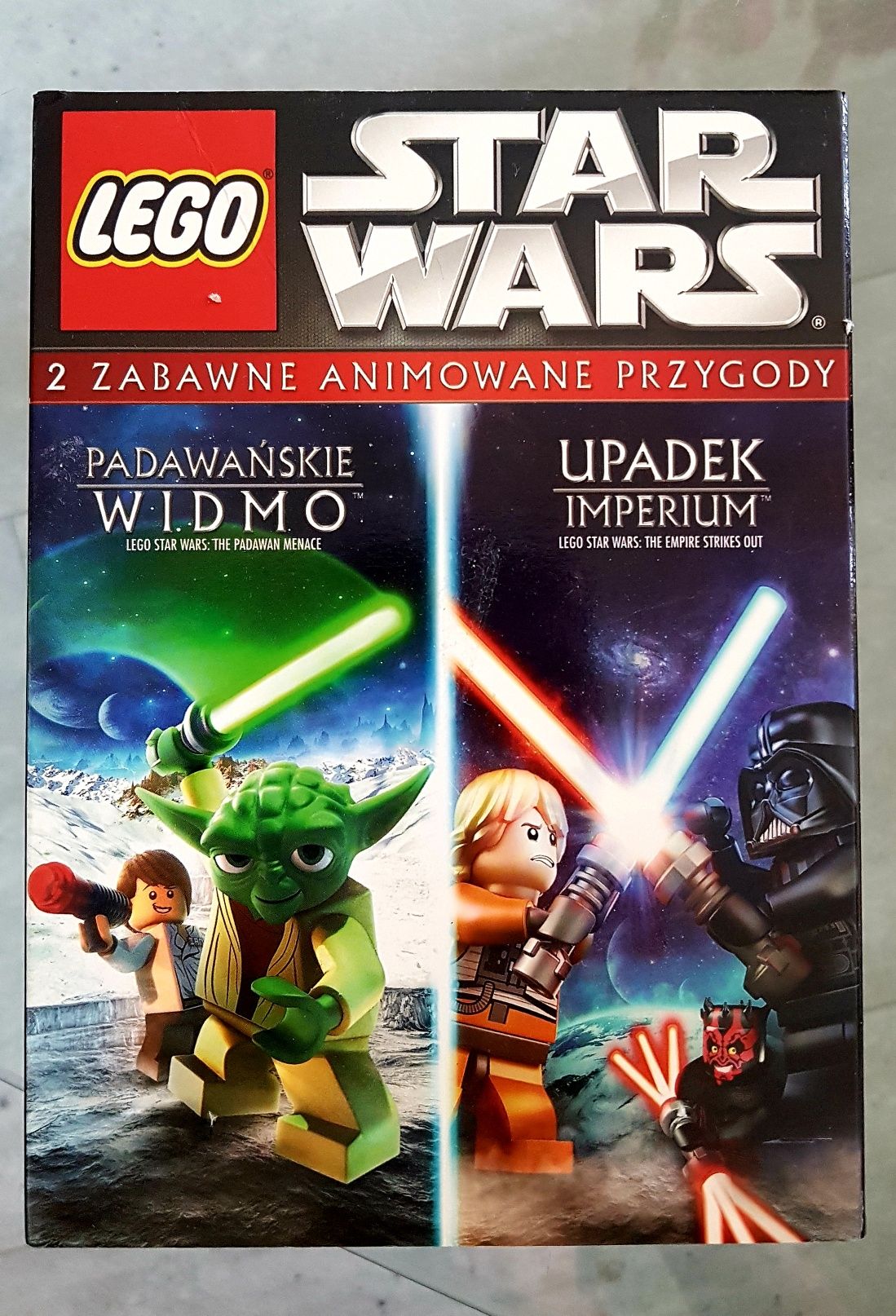Lego Star Wars dvd padawańskie widmo upadek imperium