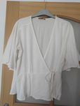Ecru bluzka plus size Kappahl