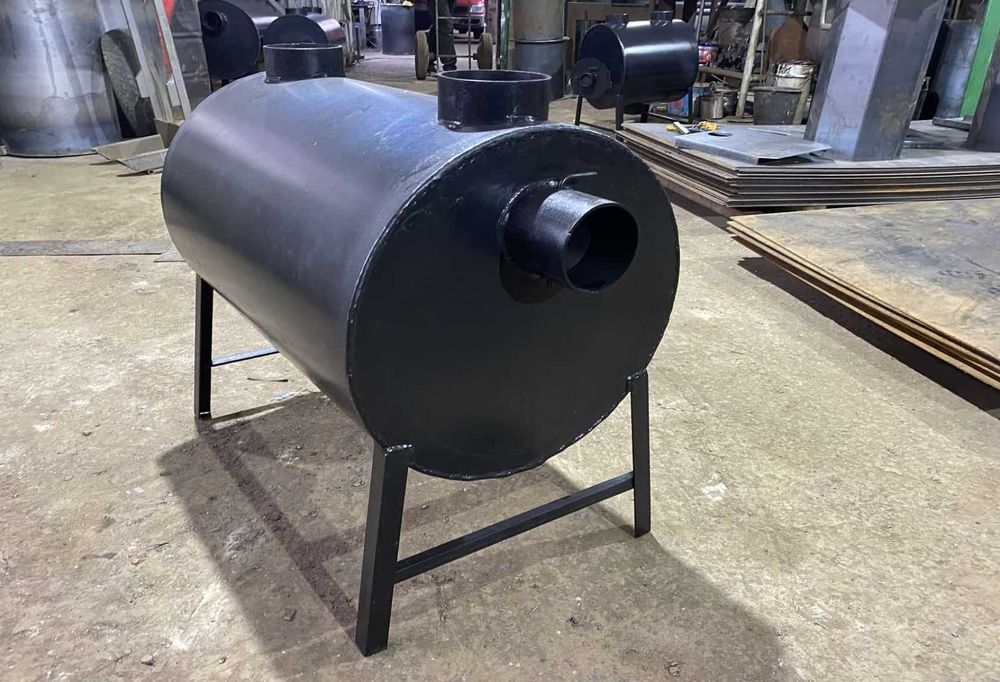 • ВІД ВИРОБНИКА! 5мм! 210м3! Пічка Булерян Буржуйка KLN 210- Булерьян