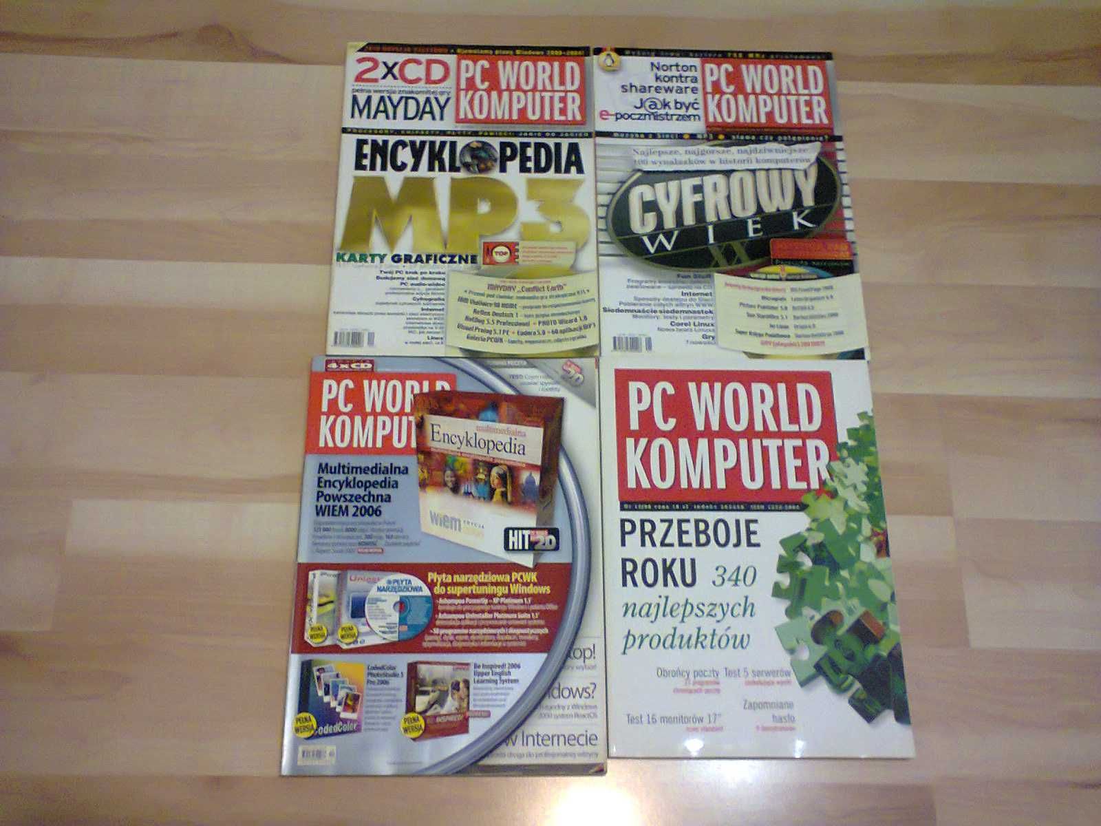 Czasopismo PC World Komputer numery archiwalne z CD