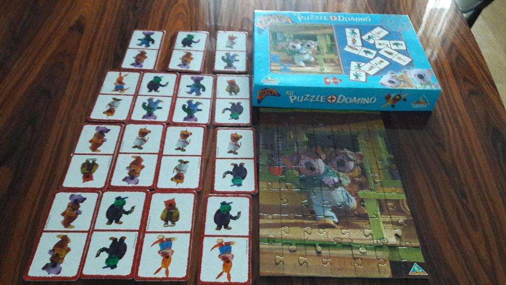 Jogo Irmãos Koala puzzle 49 peças + dominó