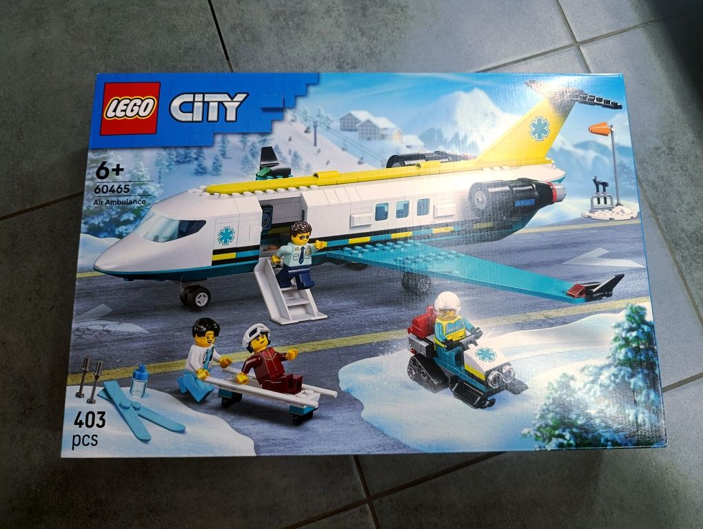 Lego City 60465 Самолёт медицинской скорой помощи, 403 детали