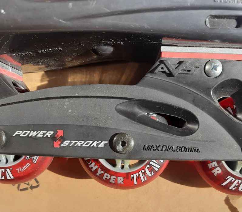 Ковзани роликові Tecnica Power Stroke PS 7 р.28.0 Італія ролики коньки