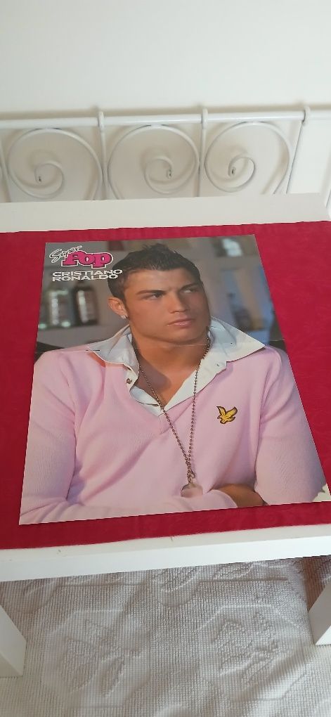 Poster Cristiano Ronaldo/FF, com defeito