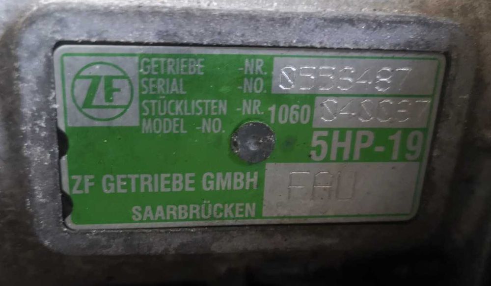Caixa automatica audi/vw FAU 5HP19