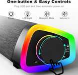 Przenośny głośnik bluetooth, PC, laptop 2x5W  USB