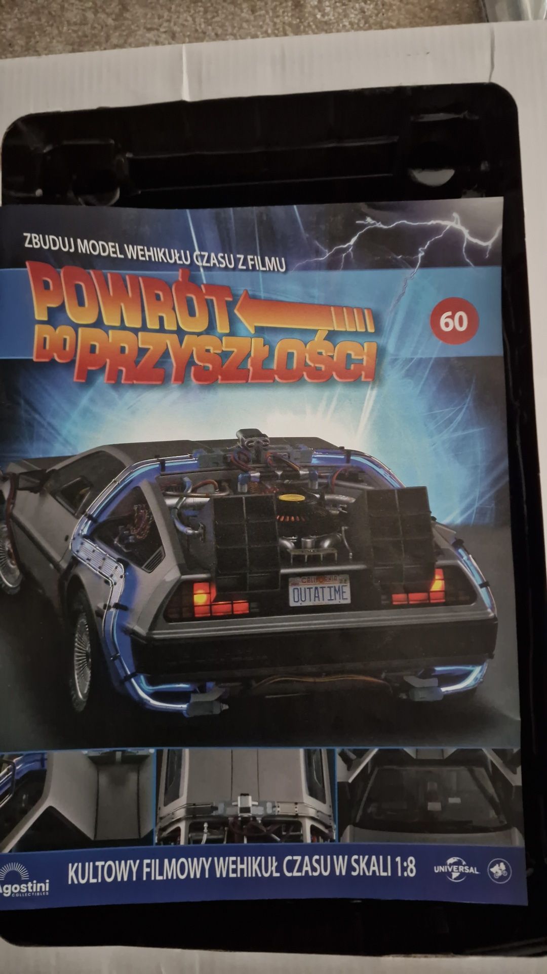 Delorean deagostini model skala 1:8  83numerów na bieżąco