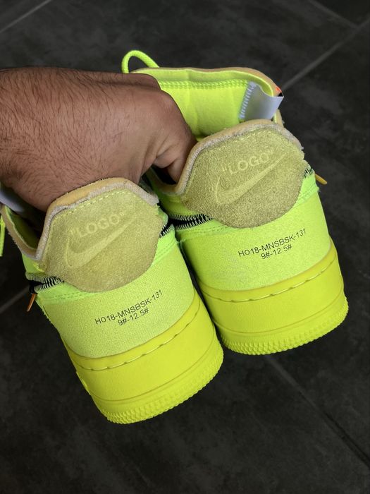Nike x Off-White Air Force 1 Low “Volt”