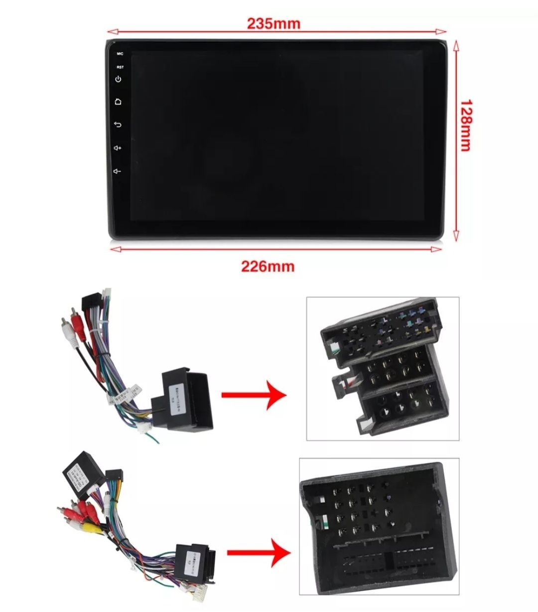 Radio Android Audi A4/S4 B6 B7 Seat Exeo