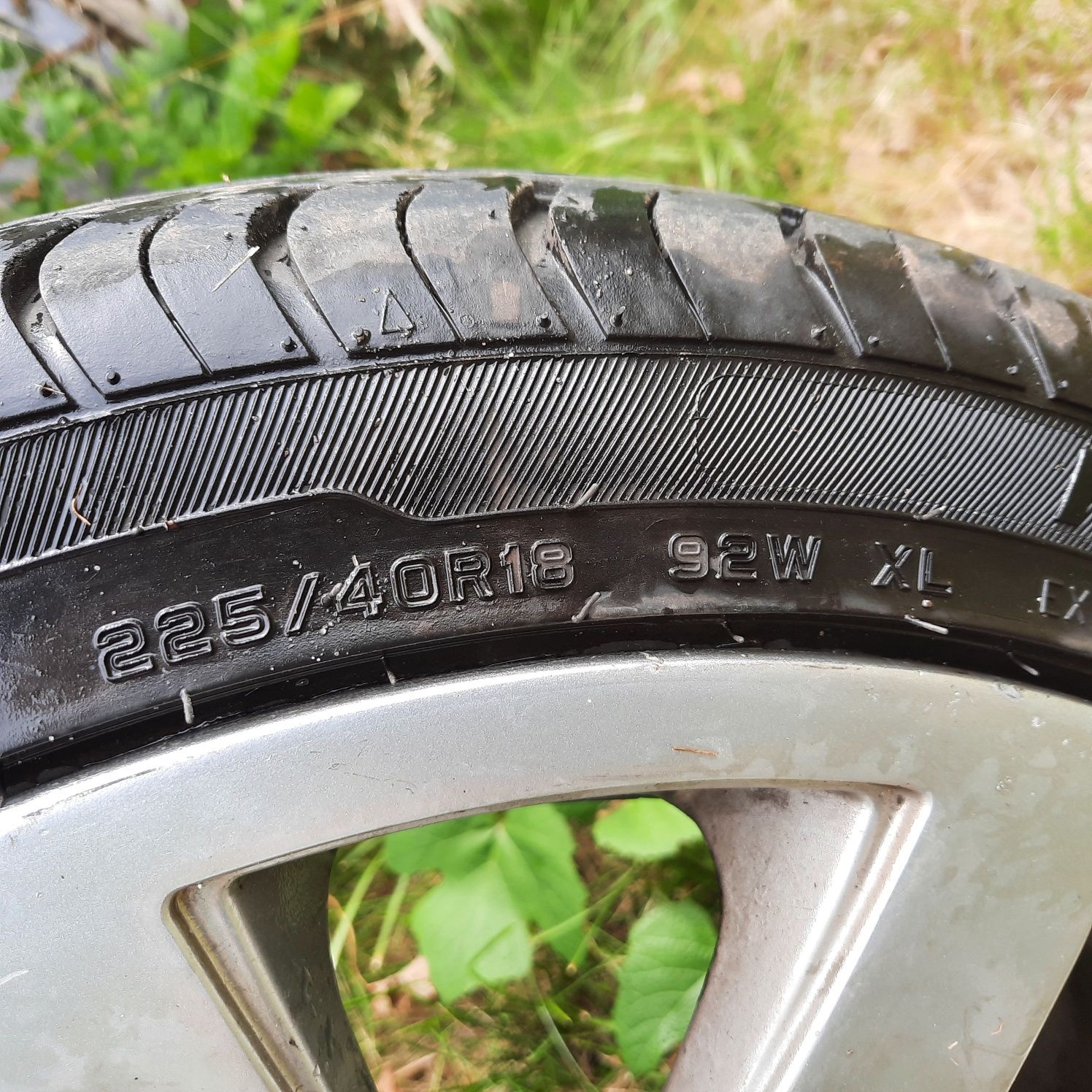 Alufelgi VW  5x100 + Opony jak nowe