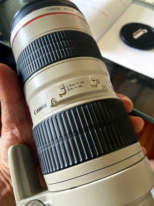 Lente Canon EF 70-200mm f/2.8 – COMO NOVA
