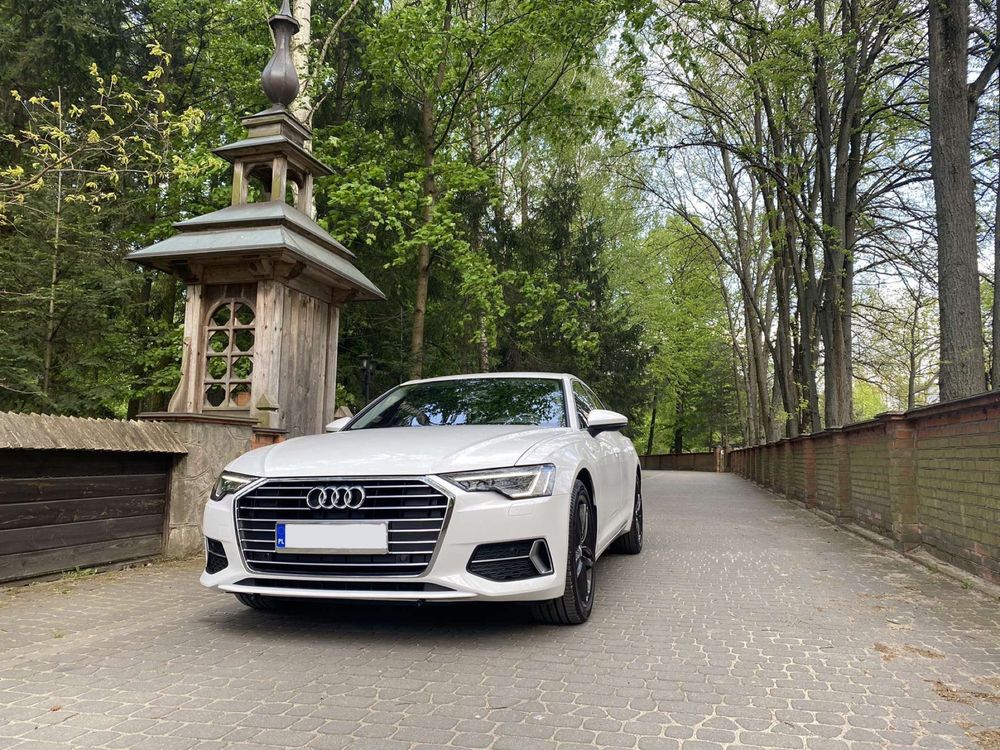 Auto do ślubu Audi A6 białe