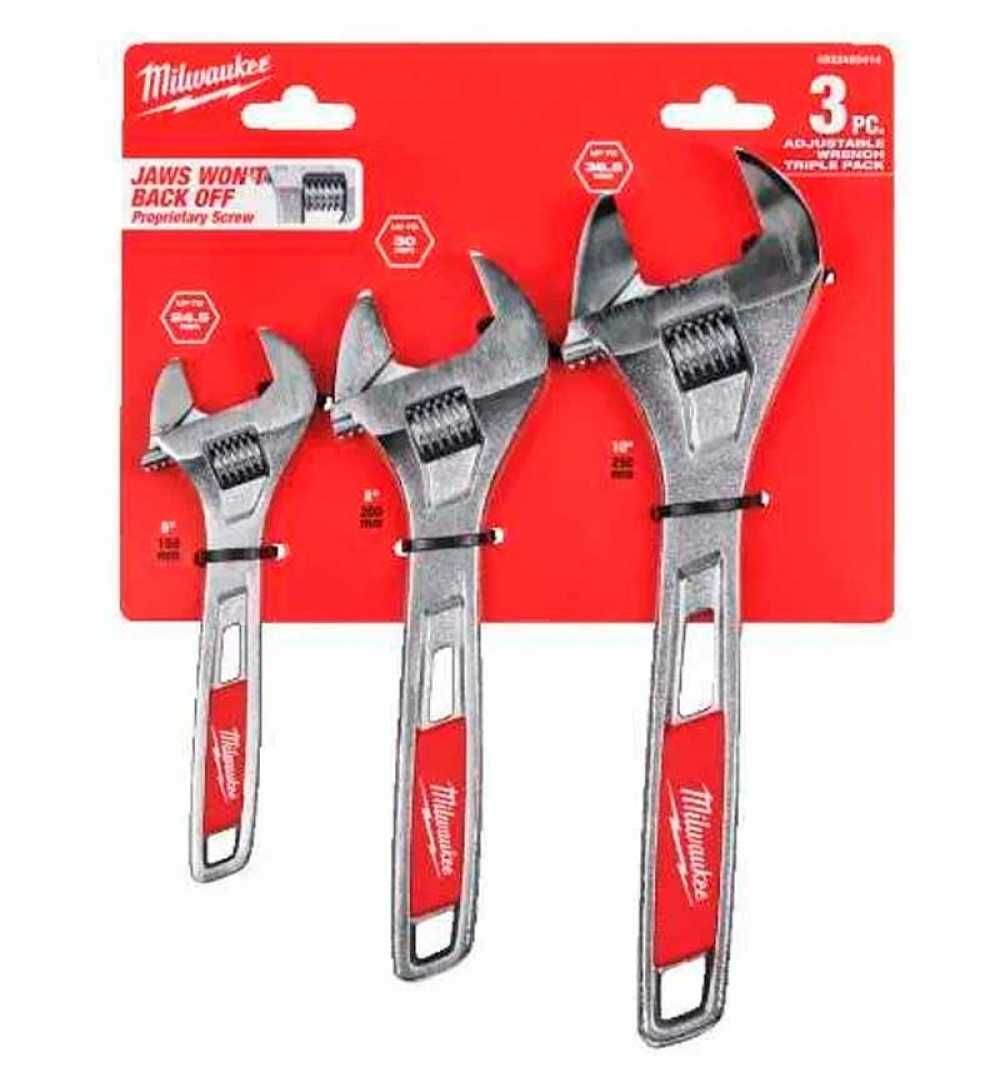 Набір розвідних ключів Milwaukee 2 шт(150/250мм) 3шт(150/200/250мм)