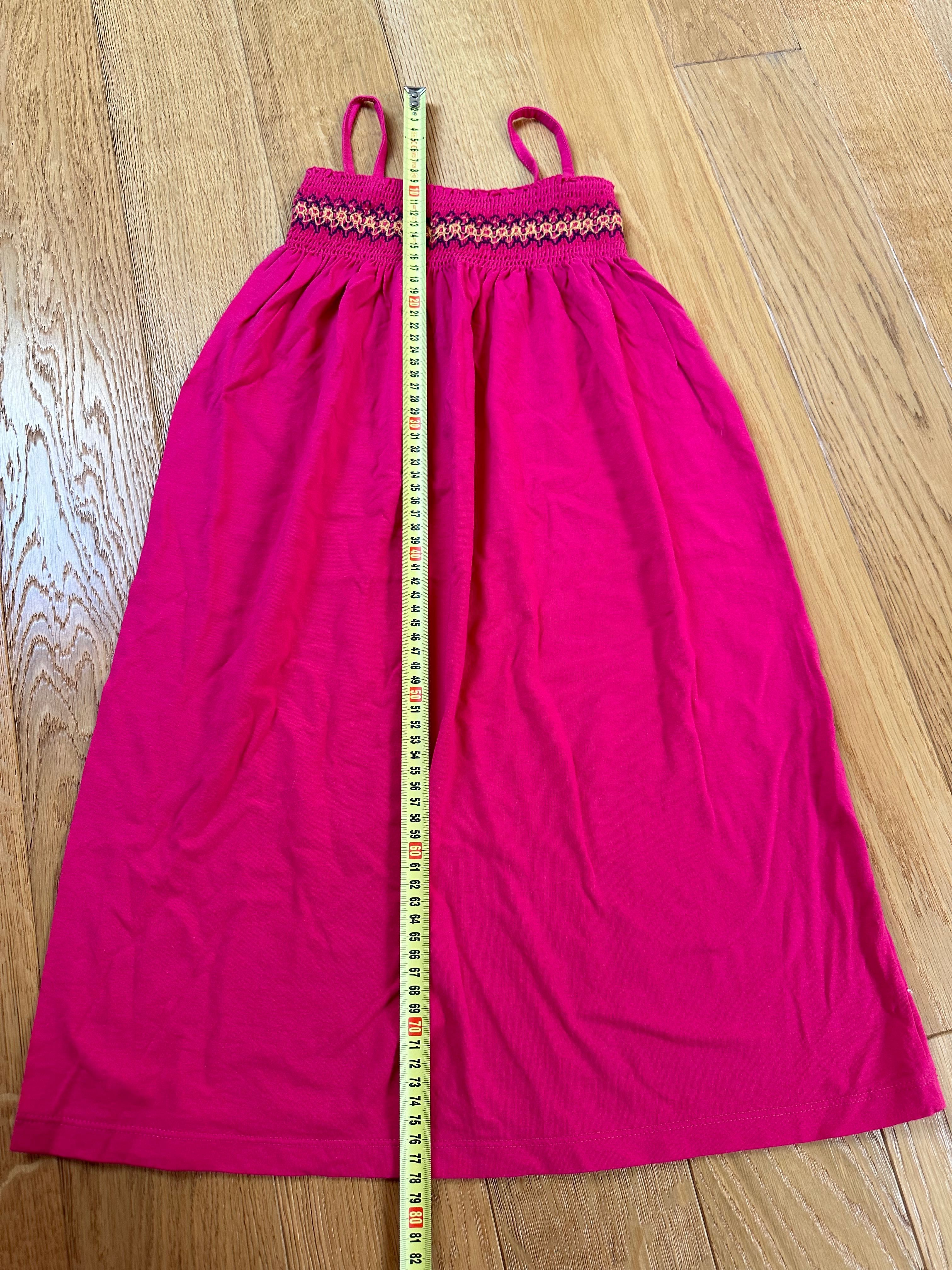 Sukienka r. 152 nowa na ramiaczka różowa