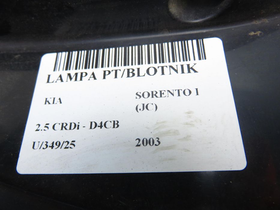 Lampa Prawa Tylna Kia Sorento I (jc)