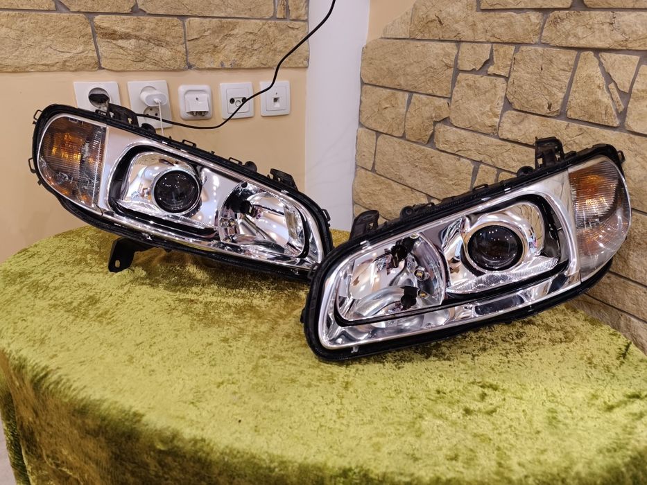 Фари бі-лед Опель Омега Б рестайл