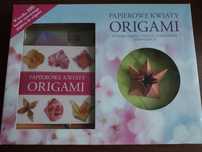 Papierowe kwiaty, origami , gra