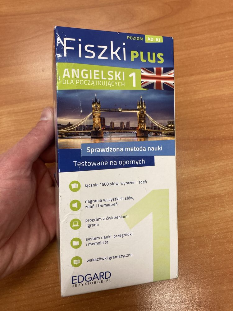 Fiszki Plus. Angielski dla początkujących 1 A0-A1