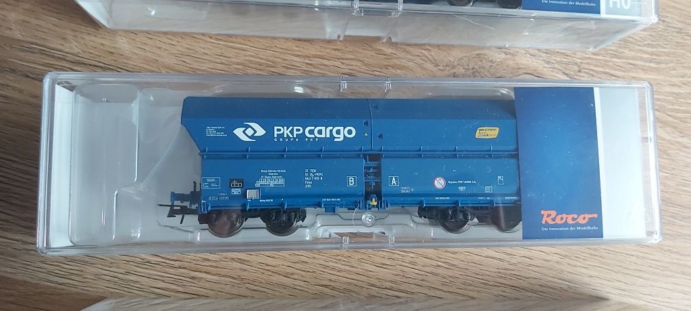 Zestaw wagonów Roco 67095 3xFalns PKP Cargo H0