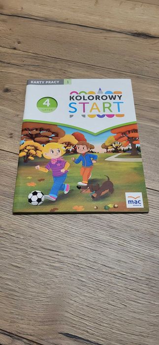 Karty pracy dla czterolatka Kolorowy Start