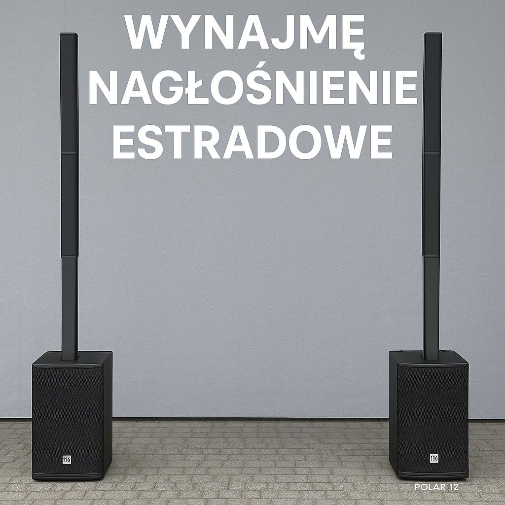 Wynajmę nagłośnienie estradowe,  mikrofon mikroport scena itd