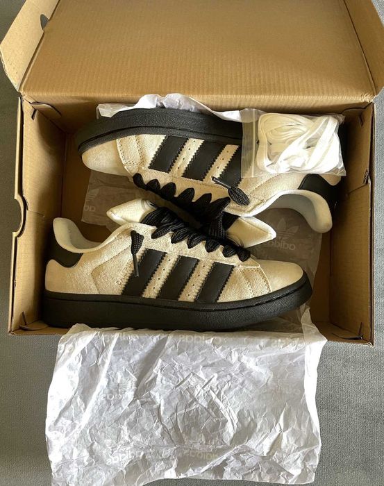 Adidas Campus Beige Black кросівки 41 розмір