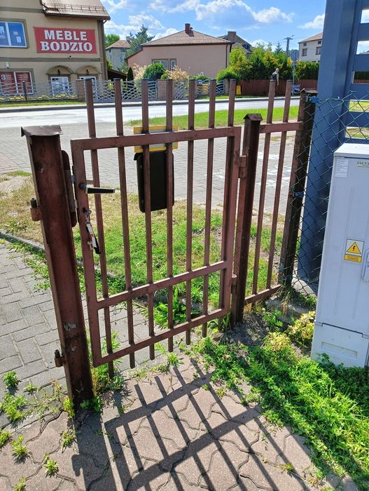 Brama 3,5m z furtką 80cm solidna 1,3 wysokość