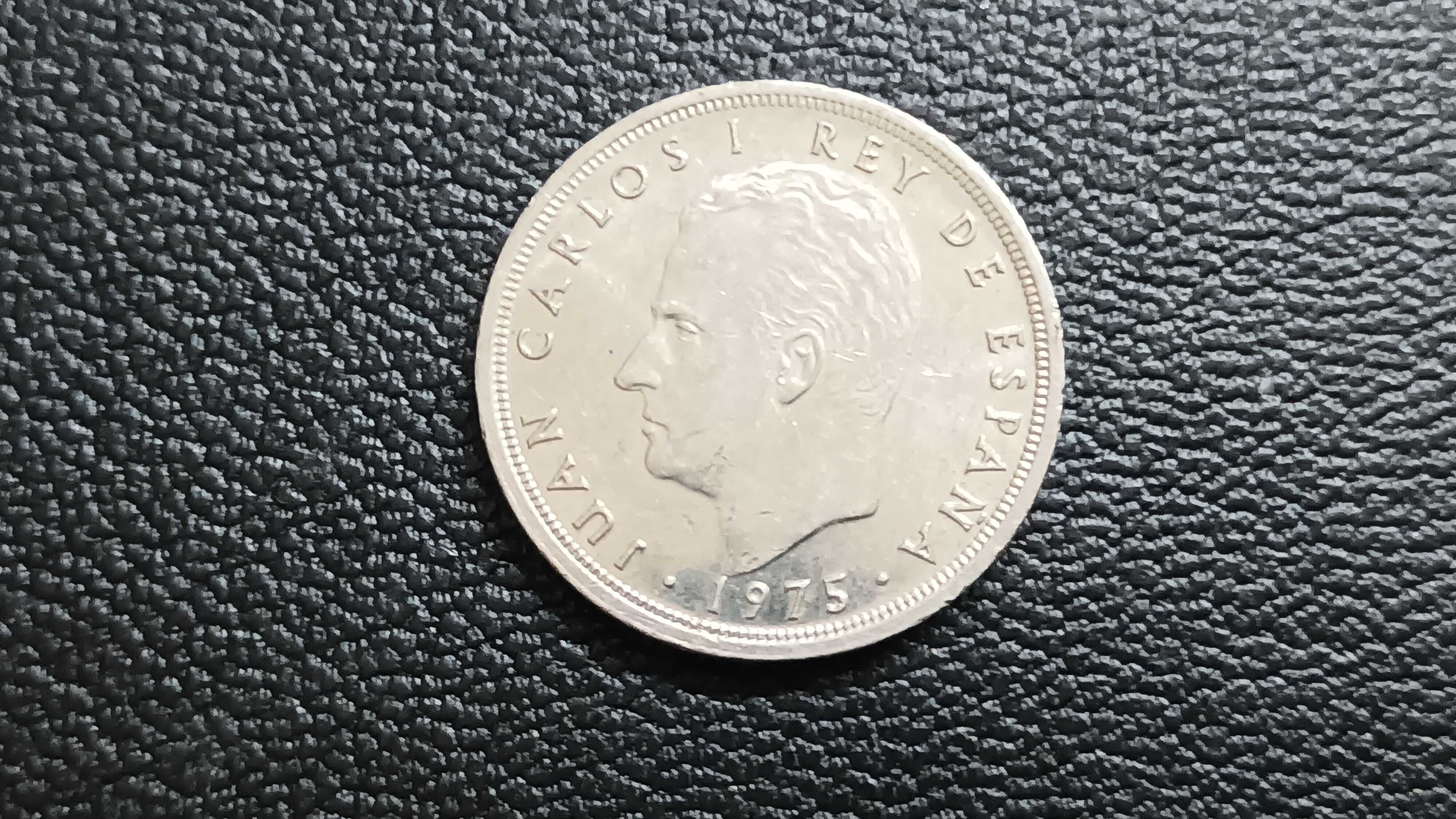 Moneta, Hiszpania, Juan Carlos I, 5 Pesetas, 1975r.Stan