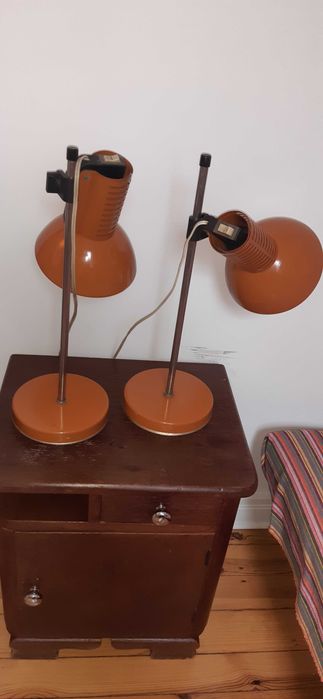 Lampki biurkowe ART - 2 szt. lata 80