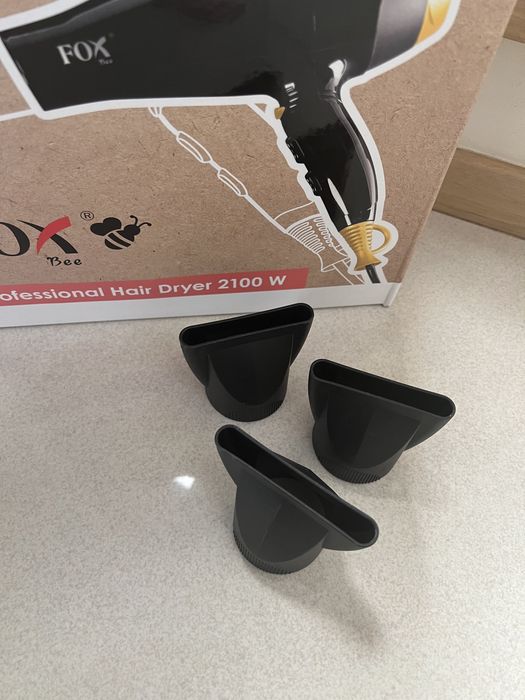 Koncowki, nasadki na suszarke Fox Bee. Zestaw