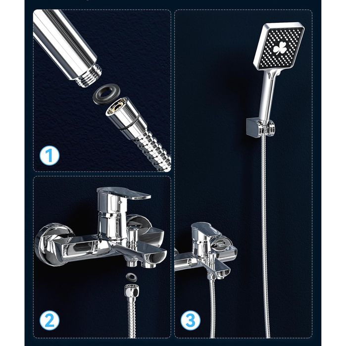 Magichome Słuchawka Prysznicowa 6 Trybów, Wysokociśnieniowa Oszczędna