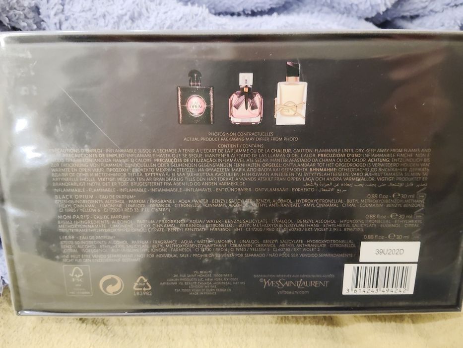 Парфумований набір Yves Saint Laurent 3*30ml