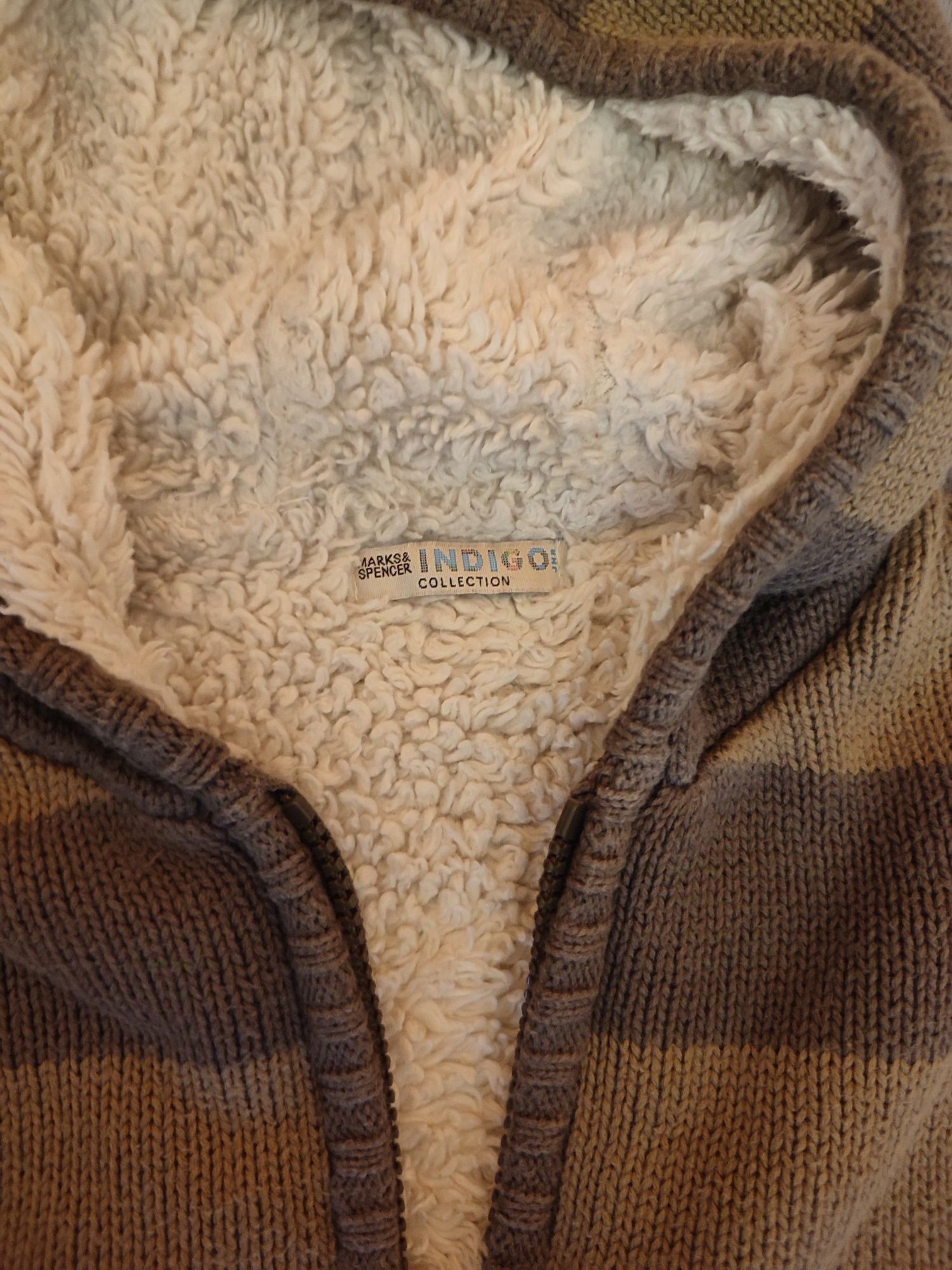 Ciepły sweter z misiem i spodnie 98/104, Marks & Spencer, Next