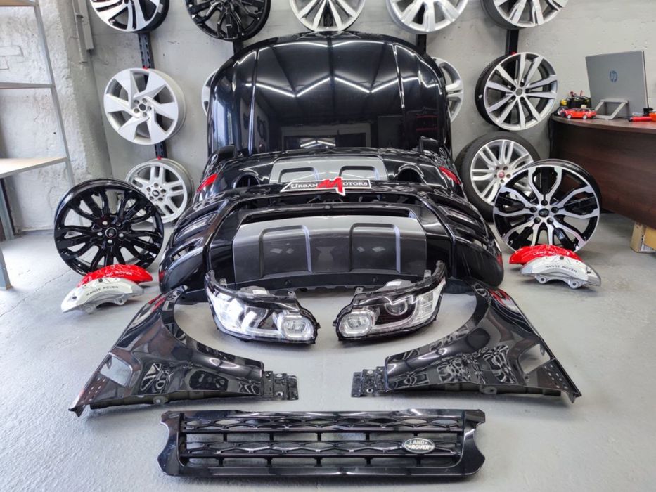 Land Rover Range Rover Sport капот бампер фара