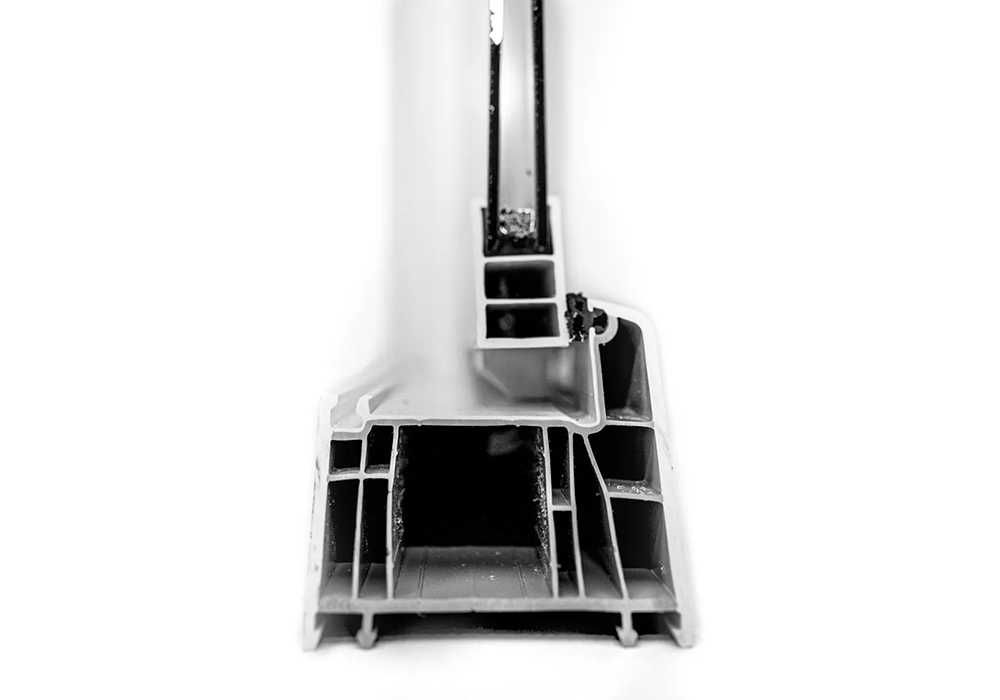 Okno gospodarcze PCV STANDARD Białe 500 x 400 mm do piwnicy NA WYMIAR