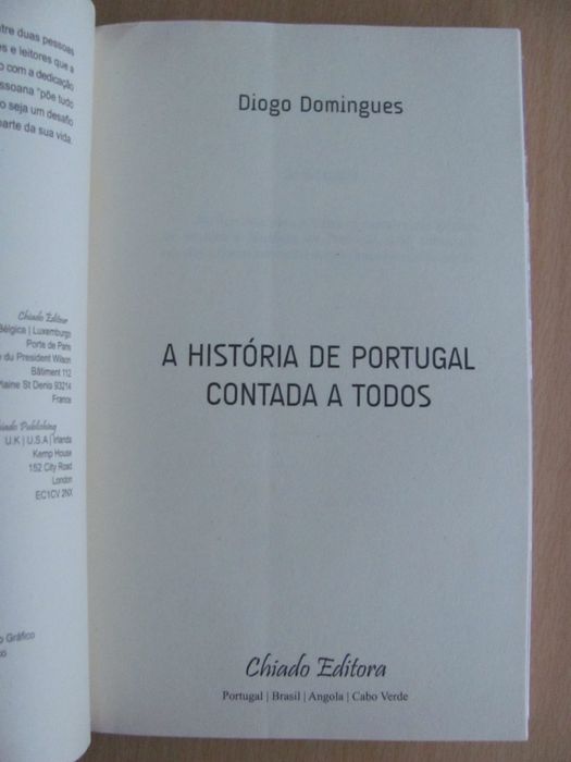 A História de Portugal Contada a Todos de Diogo Domingues