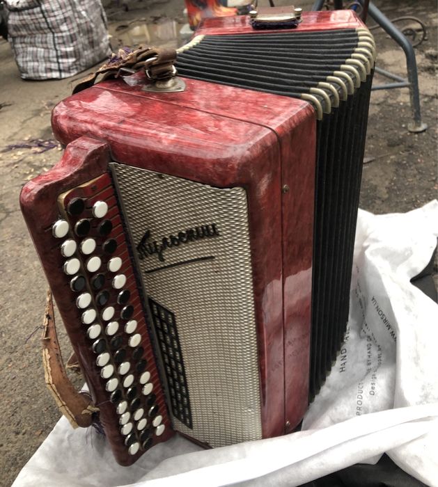 Винтажный Баян Аккордион Гармошка Тульская по супер цене СССР 1970х г.