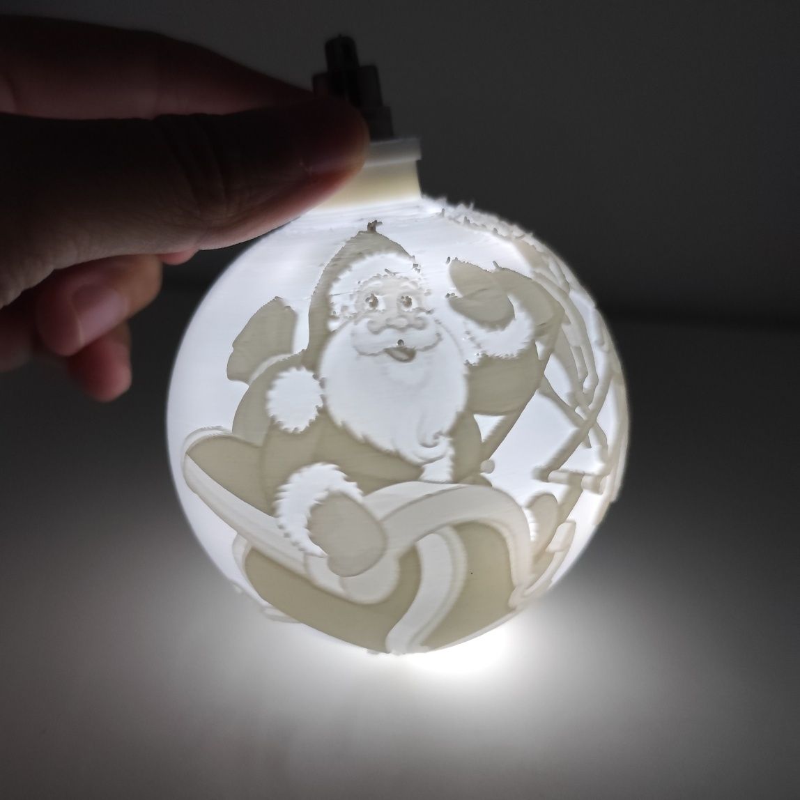 Bola Natal com luz led incluída