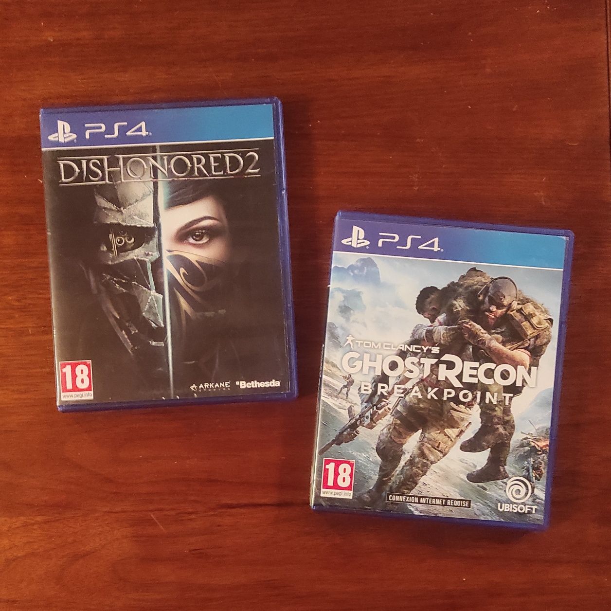 PS4 Dishonored 2 / Ghost Recon Breakpoint