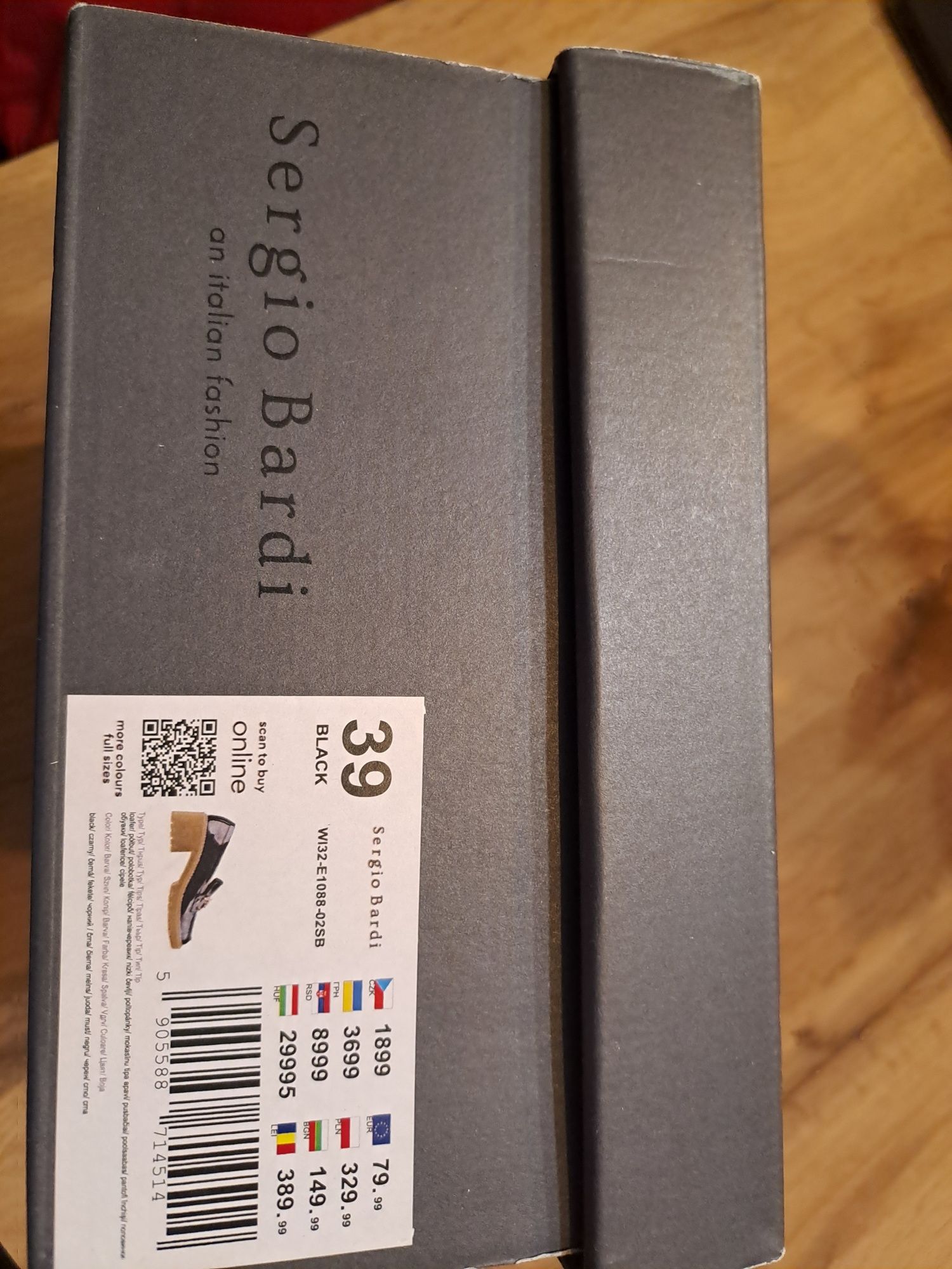 Buty skórzane Loafersy  Sergio Bardi 140zł
