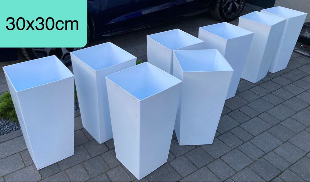 Donice Lamela Finezja 30x30cm - 8 sztuk - wkłady nowe