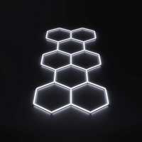 Lampa hexagon led plaster miodu 8 hexa | 3,75m – 1,70m