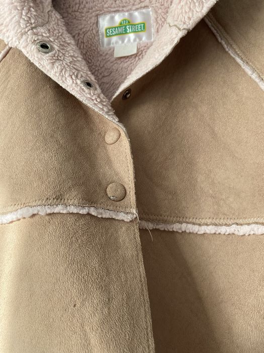 Sesame Street 4 lata 104 cm bawełna 27% dziecięca kurtka płaszczyk