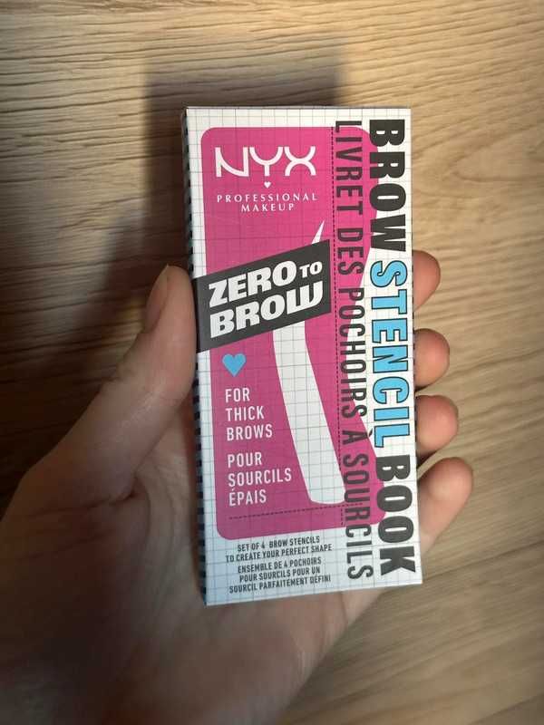 Nyx szablony do brwi thick zero to brow