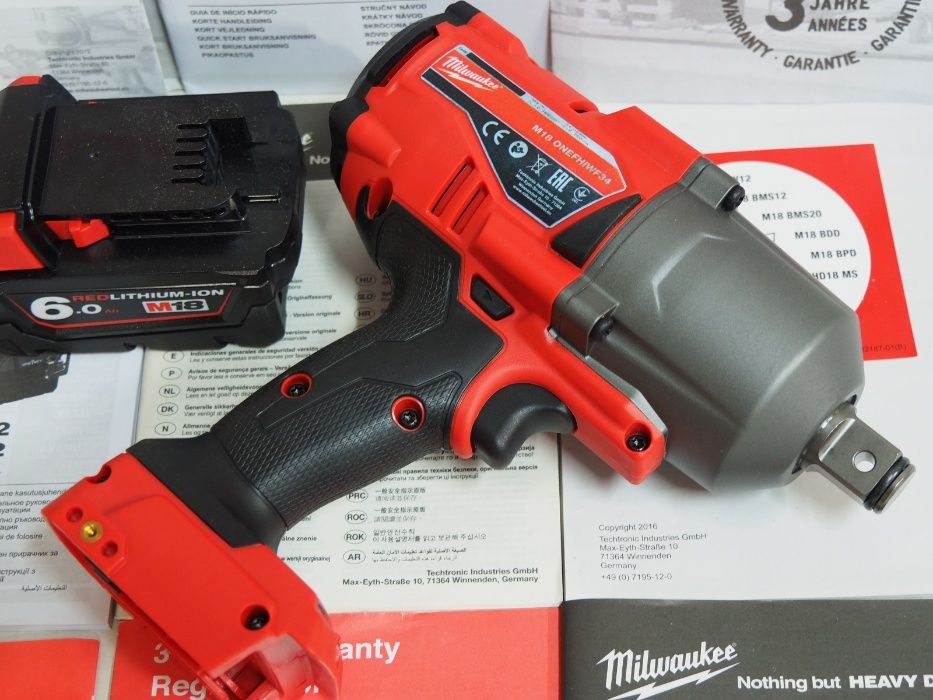 MILWAUKEE M18 ONEFHIWF 34 klucz udarowy 3/4'' Mocny -2034Nm