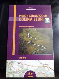 mapa: park krajobrazowy Dolina Słupii.